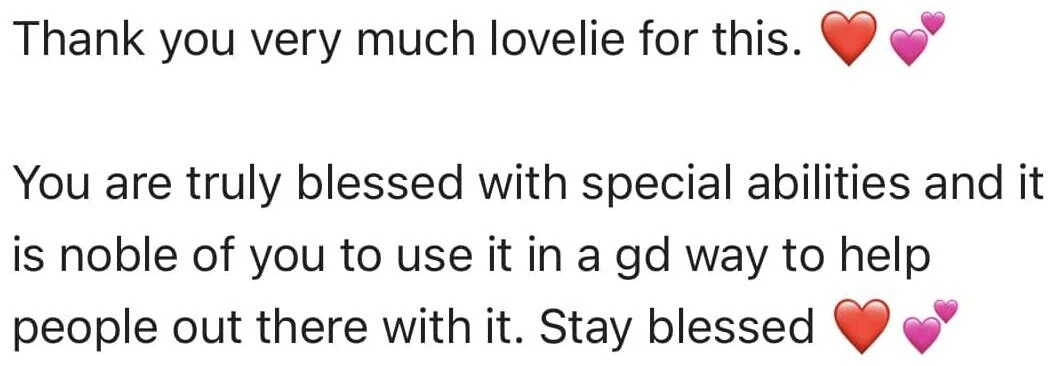Client testimonial screenshot 8