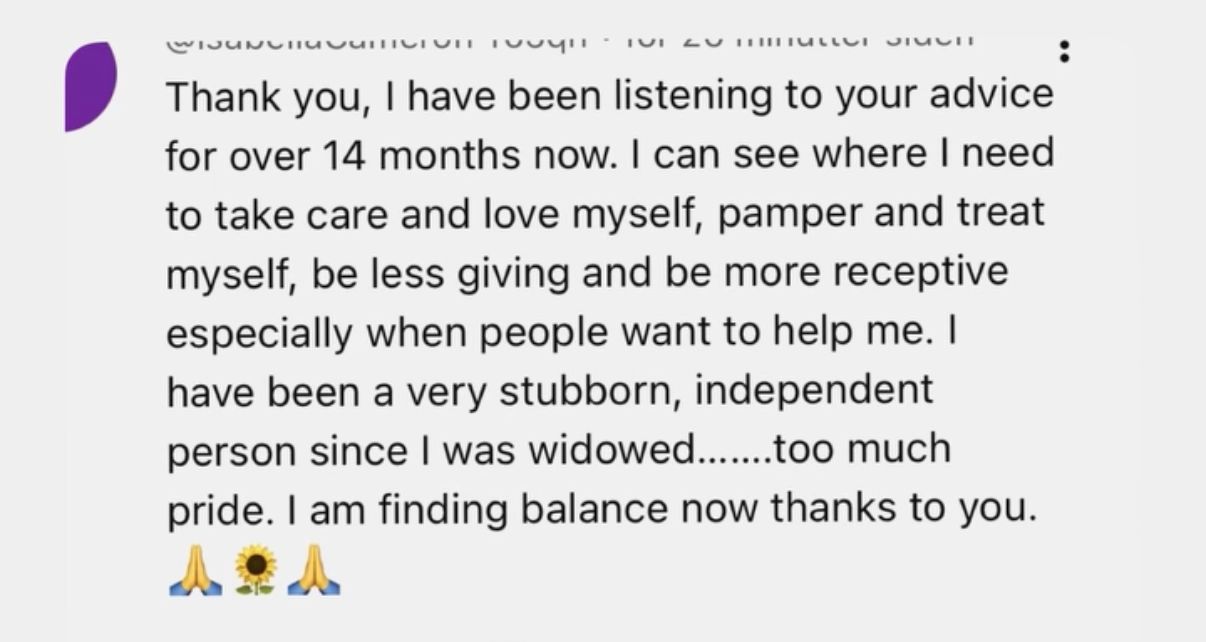 Client testimonial screenshot 28