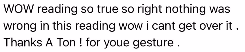 Client testimonial screenshot 43
